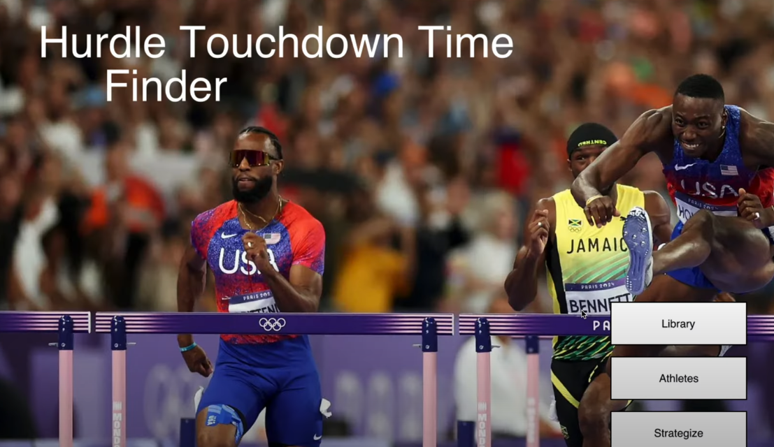 Hurdle Touchdown Time Finder